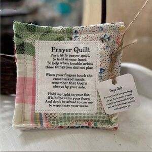 Colorful Patchwork Prayer Quilt